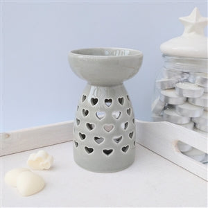 Deep Dish Heart Cutout Wax Burner