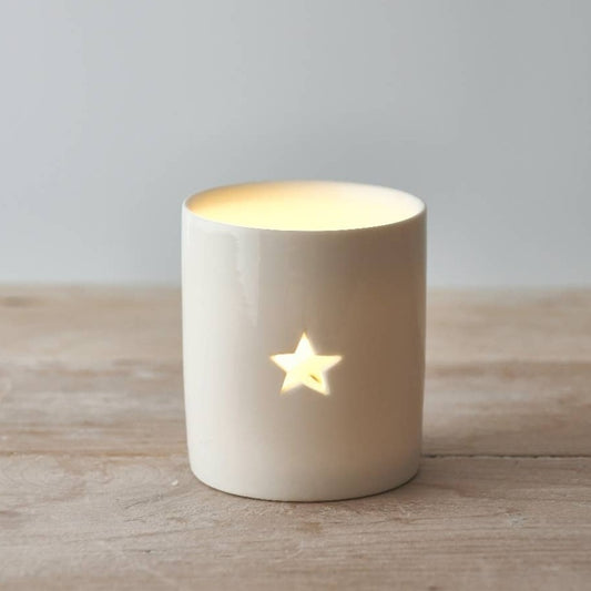 Ceramic Star Tealight Holder